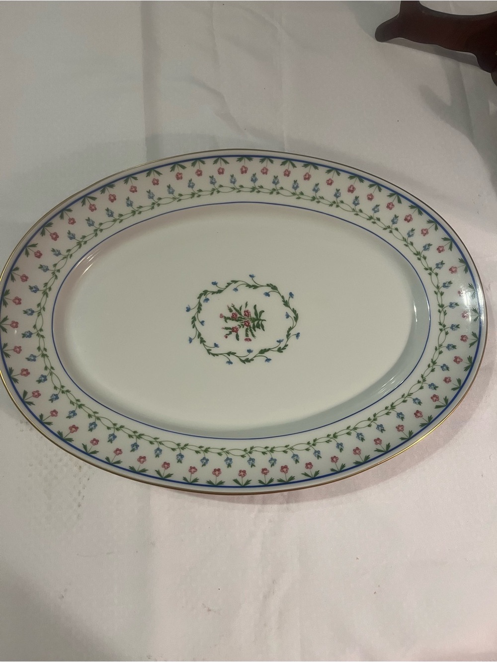 Ceralene Raynaud Limoges Lafayette Large Oval Serving Platter 16 1/2 (RARE)